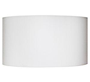 Pantalla lámpara 40x20 cm Tambor pie blanco