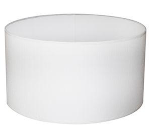 Pantalla lámpara 40x20 cm Tambor pie blanco