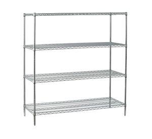 Estante 4 repisas OLYC186063-4 cromado