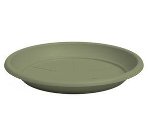 Plato plástico 18 cm Capri eucaliptus