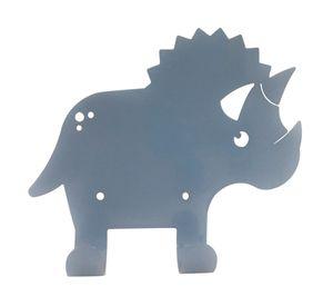 Percha 2 ganchos Zoo Dino azul