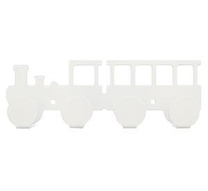 Percha 4 ganchos Locomotora blanca