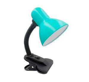Lámpara de escritorio 40W E27 1L Flexible con pinza menta
