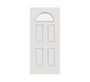 Puerta 90x200 cm Media luna blanco