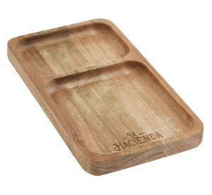 Plato 2 separaciones acacia