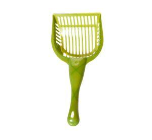 Pala para arena sanitaria verde