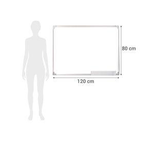 Pizarra 80x120 cm blanco