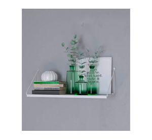 Repisa Angolo simple blanco opaco