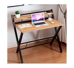 Escritorio plegable 20HXP305 café/negro