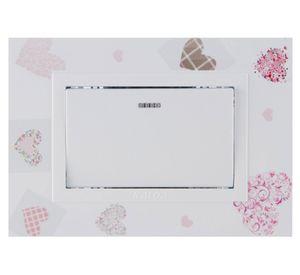 Placa armada interruptor 9/12 teclon art romantica Kalop