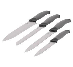 Set 12 cuchillos + tijera cocina + tabla de picar 43x34 cm