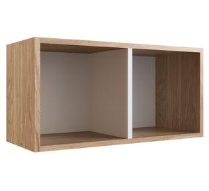 Repisa Honey doble café / blanco Be Design