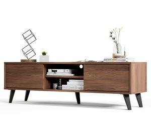 Rack TV 55"  bajo Atacama café