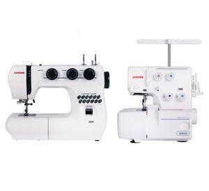 Pack Máquina coser 3022 + Overlock 8002D