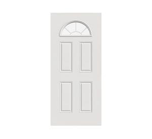 Puerta 85x200 cm Media luna blanco