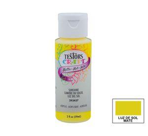 Pintura acrílica 59 ml luz del sol mate Testors Craft