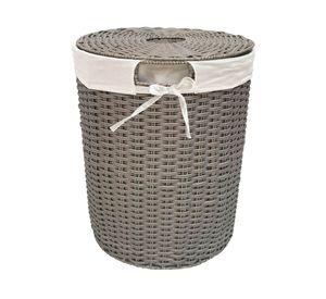 Hamper ratán redondo