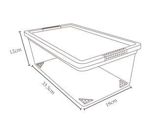 Caja organizadora lima plástico 6 lt