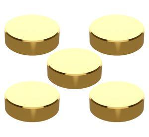 Magneto tableros dorado 5 unidades