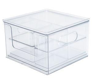 Caja organizadora modular transparente 8 piezas