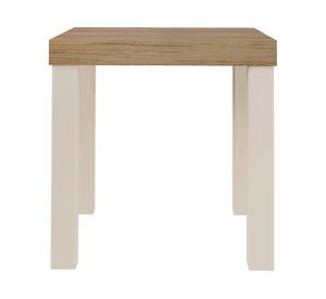 Mesa lateral cuadrada Up café medio