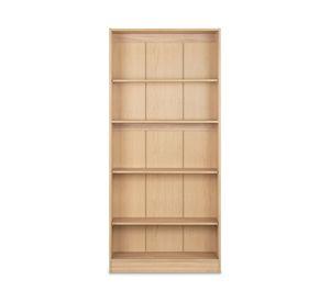 Librero Moscú olmo 4 repisas 180x80x25 cm