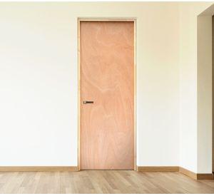 Puerta Interior Terciado 70x200 cm Igal Precolgada cm Igal izquierda con perforación.