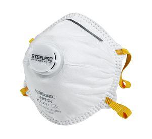 Mascarilla desechable con válvula Ergonic FFP2 2870V 2 un.