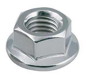 Tuerca con flange 3/8" 4 unidades