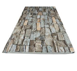 Siding metal 1.6x38x380 cm café piedra