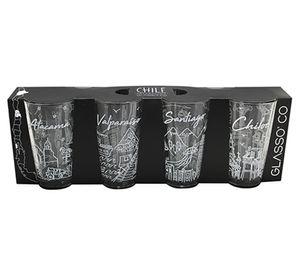 Vaso 479 ml City collection 4 unidades Glasso