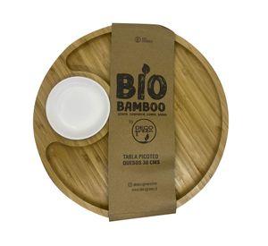 Tabla aperitivos 30 cm Bio Bamboo madera