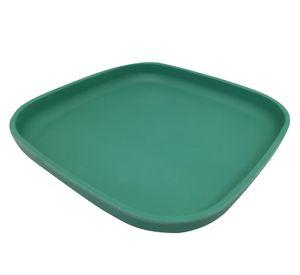 Plato cuadrado 18x18 cm Cuadrado verde
