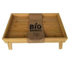Bandeja 37x23x20 cm Patas madera