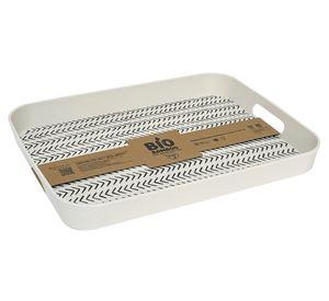 Bandeja rectangular Biobamboo Flechas