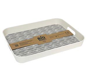Bandeja rectangular Biobamboo Rayas