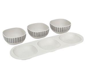 Tabla aperitivo Snacks 3 divisiones Flechas
