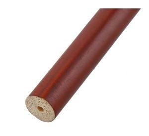 Barra para cortina madera 200x1.9 cm chocolate