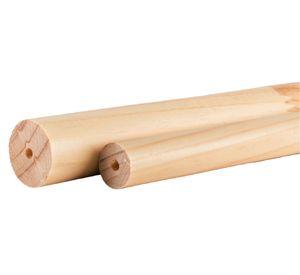 Barra para cortina madera 200x2.8 cm natural