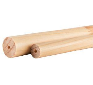 Barra para cortina madera 150x2.8 cm natural
