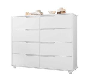 Cómoda 8 cajones Evo blanco