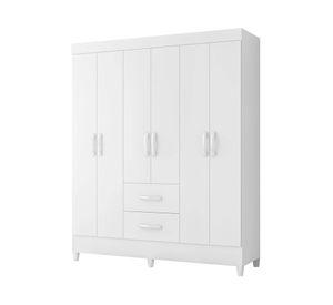 Clóset 6 puertas Mobi blanco