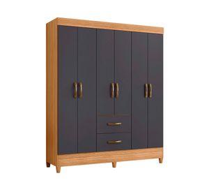 Clóset 6 puertas Mobi gris