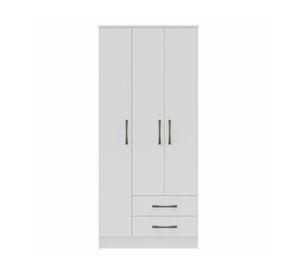 Clóset 3 puertas blanco Pequim 182.5x47x81.4 cm