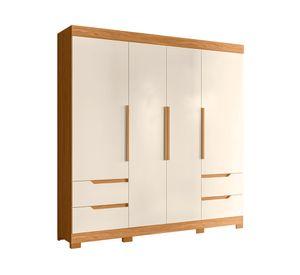 Clóset 4 puertas 4 cajones Vivacce beige 217x212x47 cm