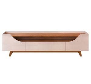 Rack TV 75" Lotus off white/freijo