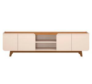 Rack TV 75" Nadine off white/freijo