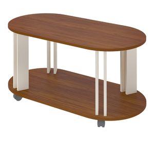 Mesa de centro ovalada Mundi café