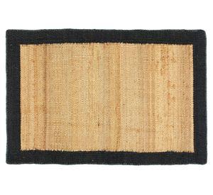 Alfombra Nubia yute negro 200x300 cm