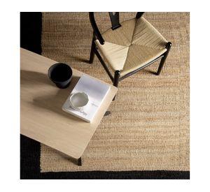Alfombra Nubia yute negro 200x300 cm